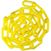 Cadena de barrera de plástico para aparcamiento- barrera de plástico- cadena de peligro- negro-rojo-blanco-amarillo- 5M…